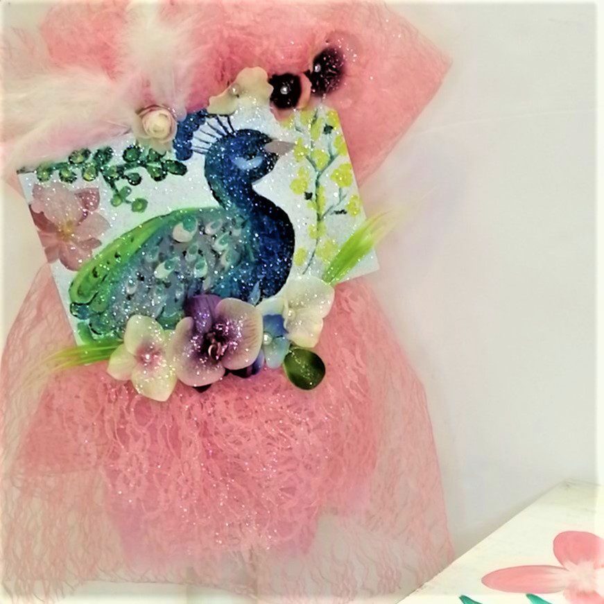 Σετ βάπτισης με παγώνι