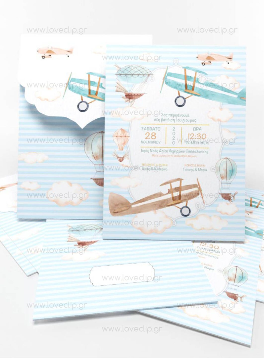 Θεματική βάπτιση αεροπλάνο