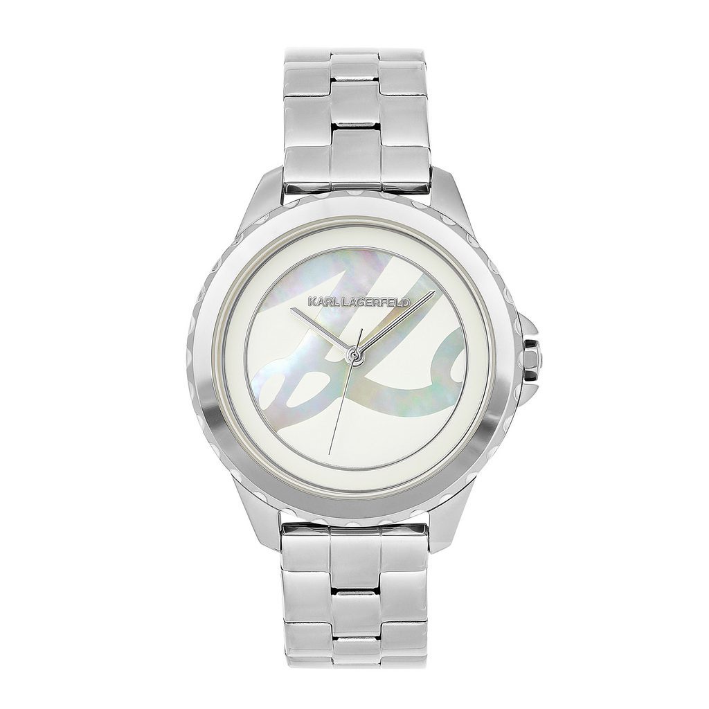 Γυναικείο ρολόι του οίκου Karl Lagerfeld σε χρυσό και ασημί