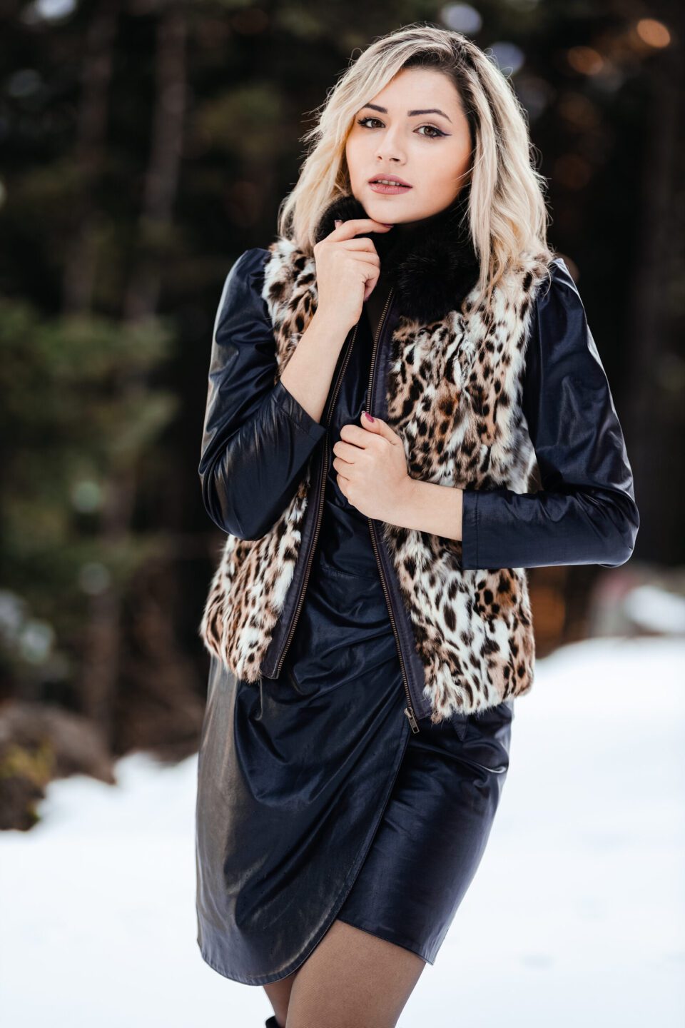 Γούνινo γιλέκο Cat Lynx natural