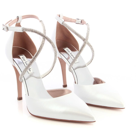 Νυφικά παπούτσια Guy Laroche λευκά