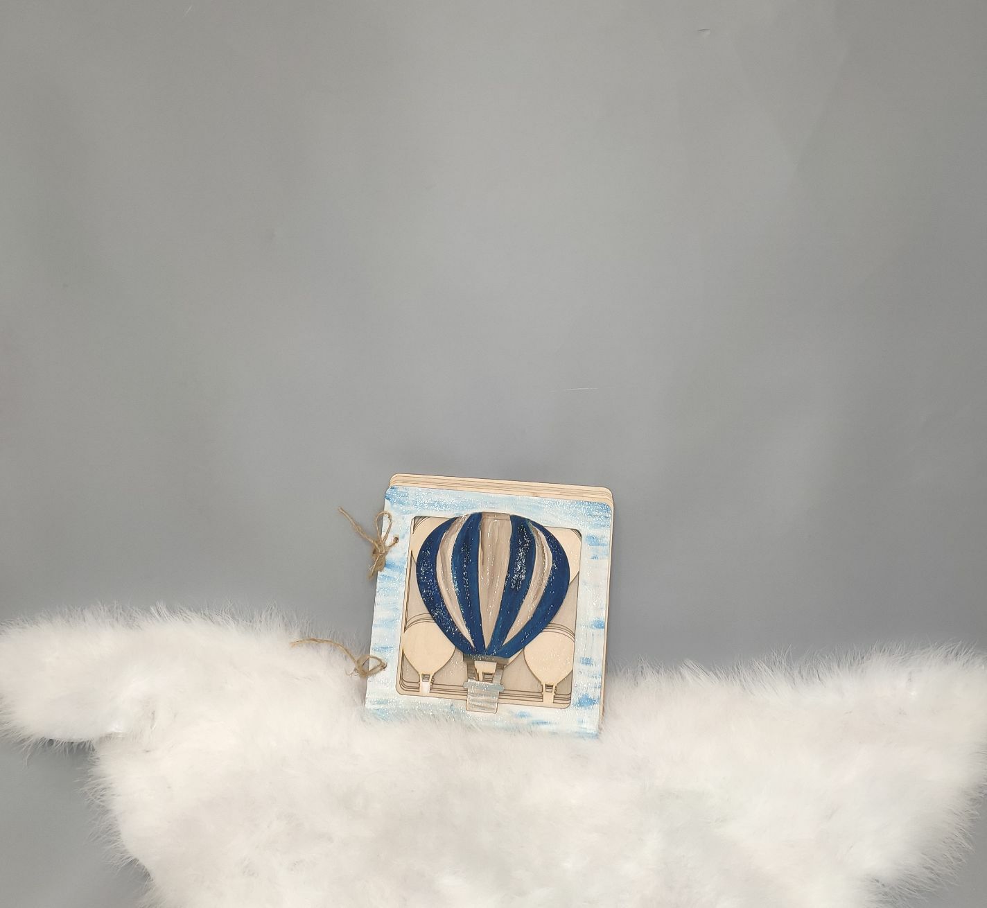 Ξύλινο Βιβλίο Ευχών Αερόστατο