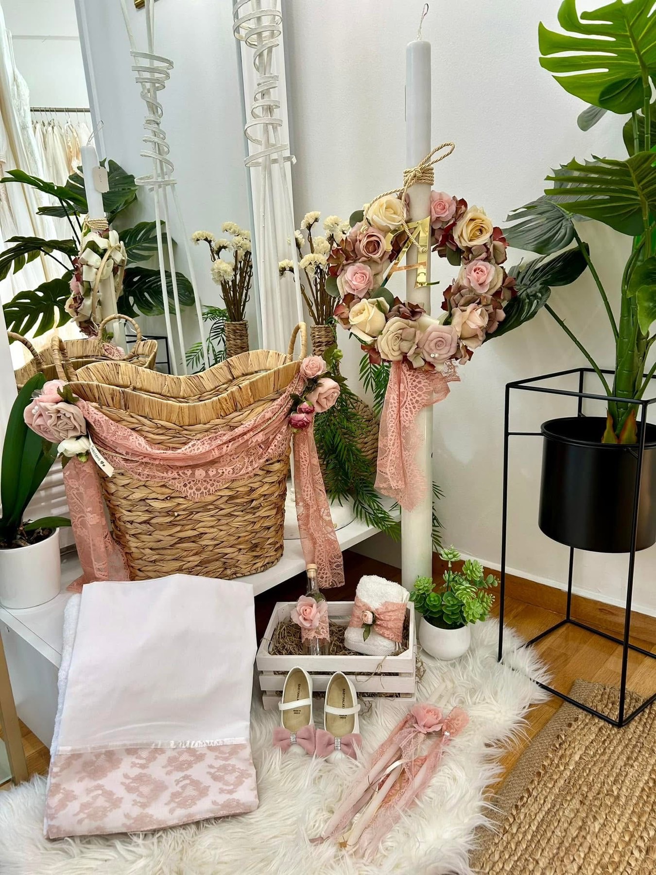 Ολοκληρωμένο πακέτο βάπτισης Λουλούδια